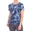 Picture of Anna Rose Textured Short Sleeve Top - BLUE/WHITE