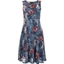 Picture of Anna Rose Textured Sleeveless Dress - BLUE/ORANGE/MULTI