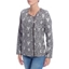 Picture of Bonded Lace Biker Jacket - GREY/WHITE