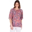 Picture of Botanical Printed Crinkle Top - DUSKY PINK