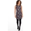 Picture of Botanical Printed Stretch Dress - PLUM/GREEN - XL