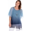 Picture of Chiffon Layered Tunic With Necklace - IVORY/MIDNIGHT - M