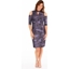 Picture of Cold Shoulder Metallic Dress - PURPLE