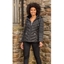 Picture of Contrast Sleeve Hooded Jacket - BLACK