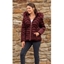 Picture of Cord Padded Coat With Hood - RUBY