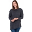 Picture of Cowl Neck Button Detail Tunic - BLACK/GREY MARL