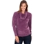 Picture of Cowl Neck Chenille Top - PURPLE - S