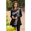 Picture of Cowl Neck Layered Tunic - BLACK - L