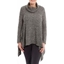 Picture of Cowl Neck Loose Knit Tunic - GREY MARL