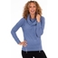 Picture of Supersoft Cowl Neck Zip Detail Top