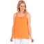 Picture of Crochet Strap Chiffon Top - ORANGE - 16