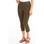 Picture of Cropped Jersey Leggings - KHAKI - 20