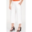 Picture of Cropped Wide Leg Pull On Trousers - IVORY