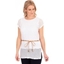 Picture of Cut Out Layered Belted Tunic - WHITE