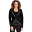 Picture of Embellished Button Jacket - BLACK - 14