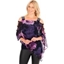 Picture of Embellished Chiffon Layered Top IDNIGHT/PURPLE
