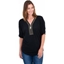 Picture of Embellished Knit Top - BLACK - S