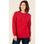 Picture of Embellished Knitted Top - RED