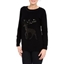 Picture of Embellished Reindeer Knit Top - BLACK