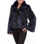 Picture of Faux Fur Wide Sleeve Coat - BLUE/BLACK - 22