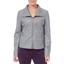 Picture of Faux Leather Zip Jacket - PALE GREY