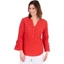 Picture of Faux Pearl Embellished Cotton Top - RED - 16