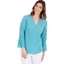 Picture of Faux Pearl Embellished Cotton Top - SEA BLUE - 20