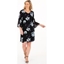 Picture of Floral Chiffon Dress - BLACK FLORAL - 20