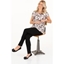 Picture of Supersoft Floral Print Short Sleeve Top