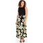 Picture of Floral Print Sleeveless Maxi Dress - BLACK/YELLOW - 14