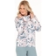 Picture of Cosy Floral Printed Cowl Neck Sweatshirt