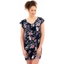 Picture of Floral Printed Nightdress - NAVY FLORAL - S