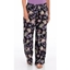 Picture of Floral Printed Pull On Trousers - BLACK/LILAC/YELLOW - 16