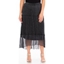 Picture of Glitter Mesh Midi Skirt - BLACK/SILVER - 20
