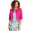 Picture of Lace Trim Scuba Jacket - VERY BERRY - 14