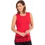 Picture of Lace Trim Sleeveless Jersey Top - RED - XL