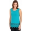 Picture of Lace Trim Sleeveless Jersey Top - TURQUOISE - M