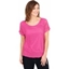 Picture of Layered Short Sleeve Top - CERISE