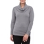 Picture of Long Sleeve Cowl Neck Knit Top - GREY