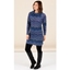 Picture of Long Sleeve Cowl Neck Top - VIOLET - S