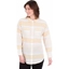 Picture of Long Sleeve Striped Cotton Shirt - MUSTARD/WHITE - 14