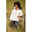 Picture of Longline Padded Coat With Hood - IVORY - S