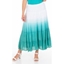 Picture of Ombre Pull On Maxi Skirt - AQUA/WHITE