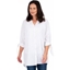 Picture of Oversized Tie Sleeve Blouse - WHITE - 12