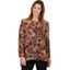 Picture of Paisley Print Dipped Hem top - MULTI - 18