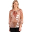 Picture of Paisley Print Georgette Top - ORANGES