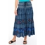 Picture of Panelled Boho Maxi Skirt - BLUES