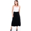 Picture of Panelled Cord Skirt - BLACK - 22
