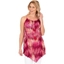 Picture of Pleated Sleeveless Print Tunic - CERISE