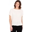 Picture of Plisse Blouson Short Sleeve Top - IVORY - XL